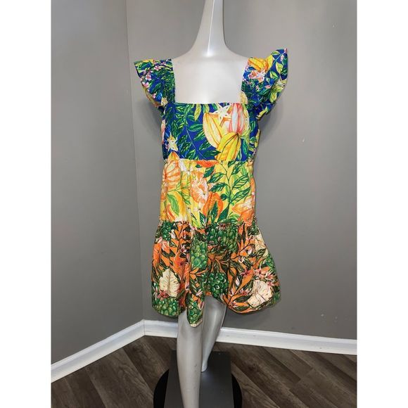 Farm Rio
Caipirinha Tiered Cotton Minidress - Picture 6 of 10